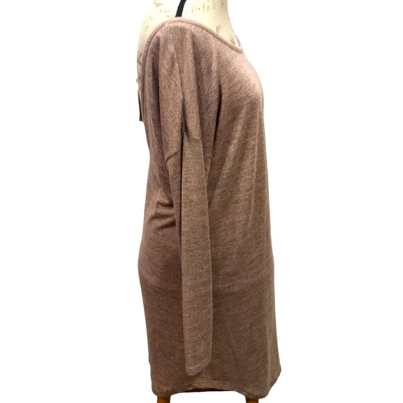 Shein 👗 Pink Off Shoulder, V-Neck Back Dress Size L - Picture 2 of 4